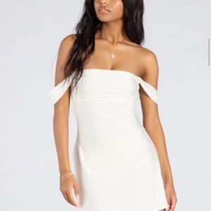 Windsor Strapless White Dress